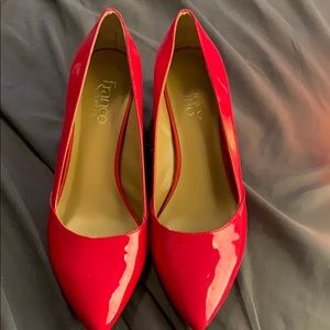 Franco Sarto Red Wedges